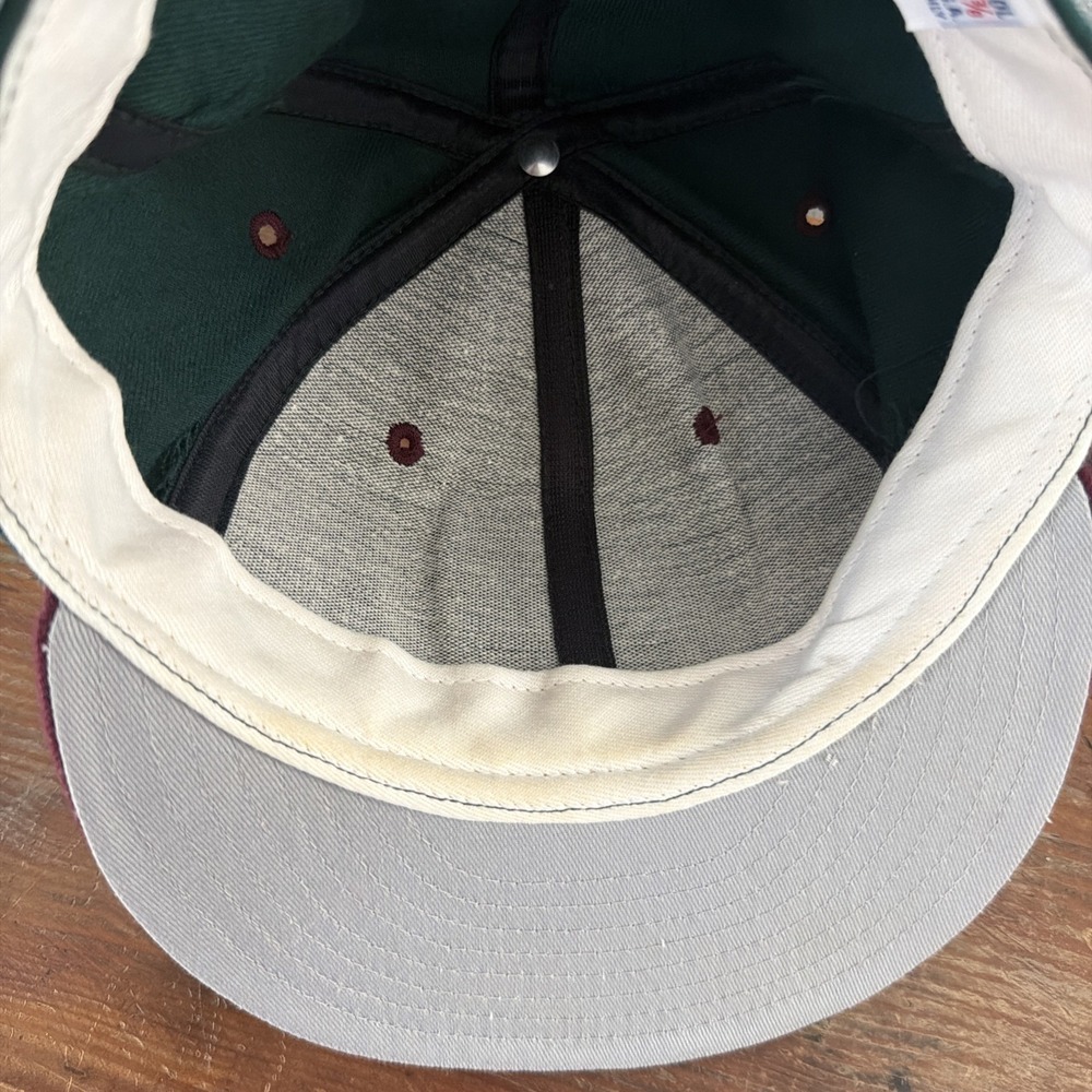 Vintage Utah Utes New Era 5950 Pro model 100% Wool Y2k Fitted 7 3/8 made in USA - Picture 11 of 11